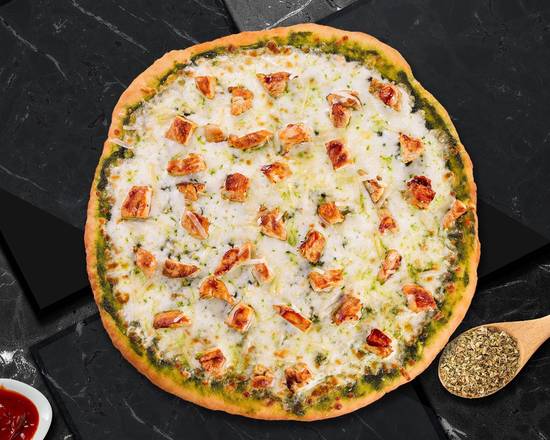 Order 12" Chicken Pesto Pizza food online from Dat Pizza Dough store, Nashville on bringmethat.com