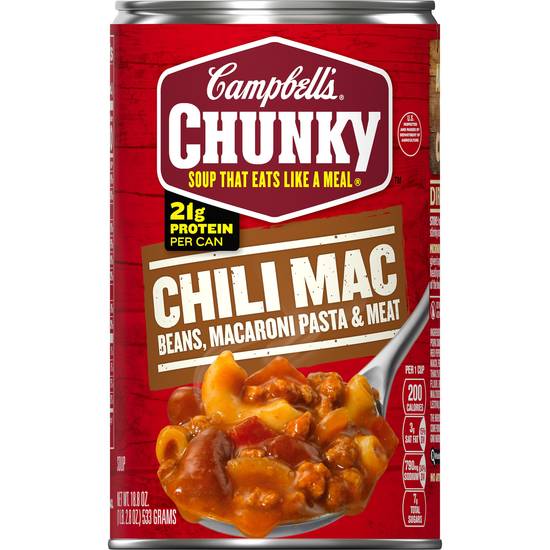 Order Campbell's Chunky Soup, Chili Mac, 18.8 Oz Can food online from CVS store, NORTH AUGUSTA on bringmethat.com