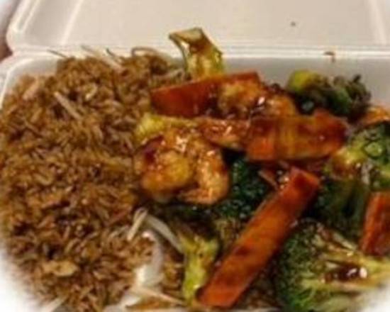 Order Shrimp with Broccoli (Lunch) food online from Rice Garden store, Hazel Crest on bringmethat.com
