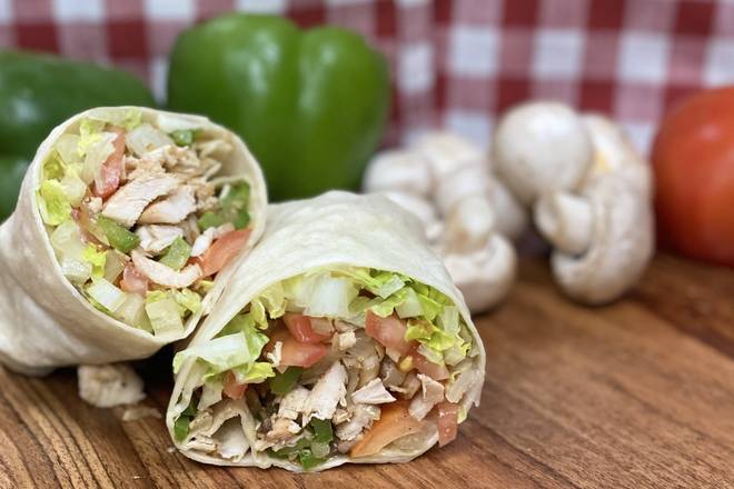 Order Chicken Bacon Caesar Wrap food online from Manny & olga's pizza store, Wheaton on bringmethat.com