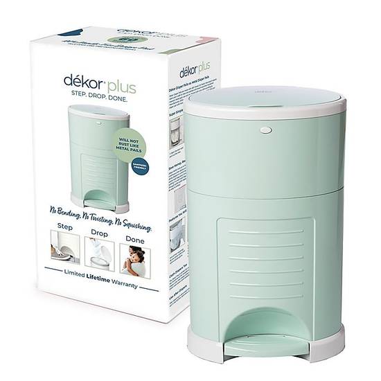 Order Dékor® Plus Hands-Free Diaper Pail in Soft Mint food online from Buybuy Baby store, Chandler on bringmethat.com