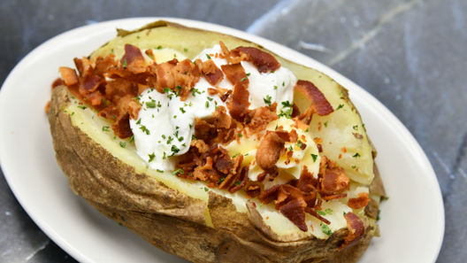 Order Jumbo Baked Potato food online from Morton The Steakhouse store, King of Prussia on bringmethat.com