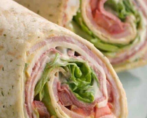 Order Kettle Ham Wrap food online from Soup Kettle Grill store, Meridian on bringmethat.com