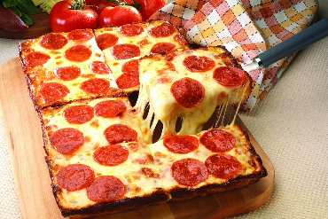 Order Cheese Sicilian Pizza food online from Romeo's store, Plainsboro on bringmethat.com