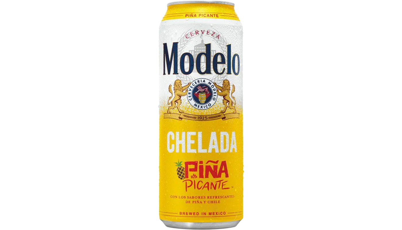 Order Modelo Chelada Pina Picante 24oz food online from Extramile 5451 store, Carlsbad on bringmethat.com