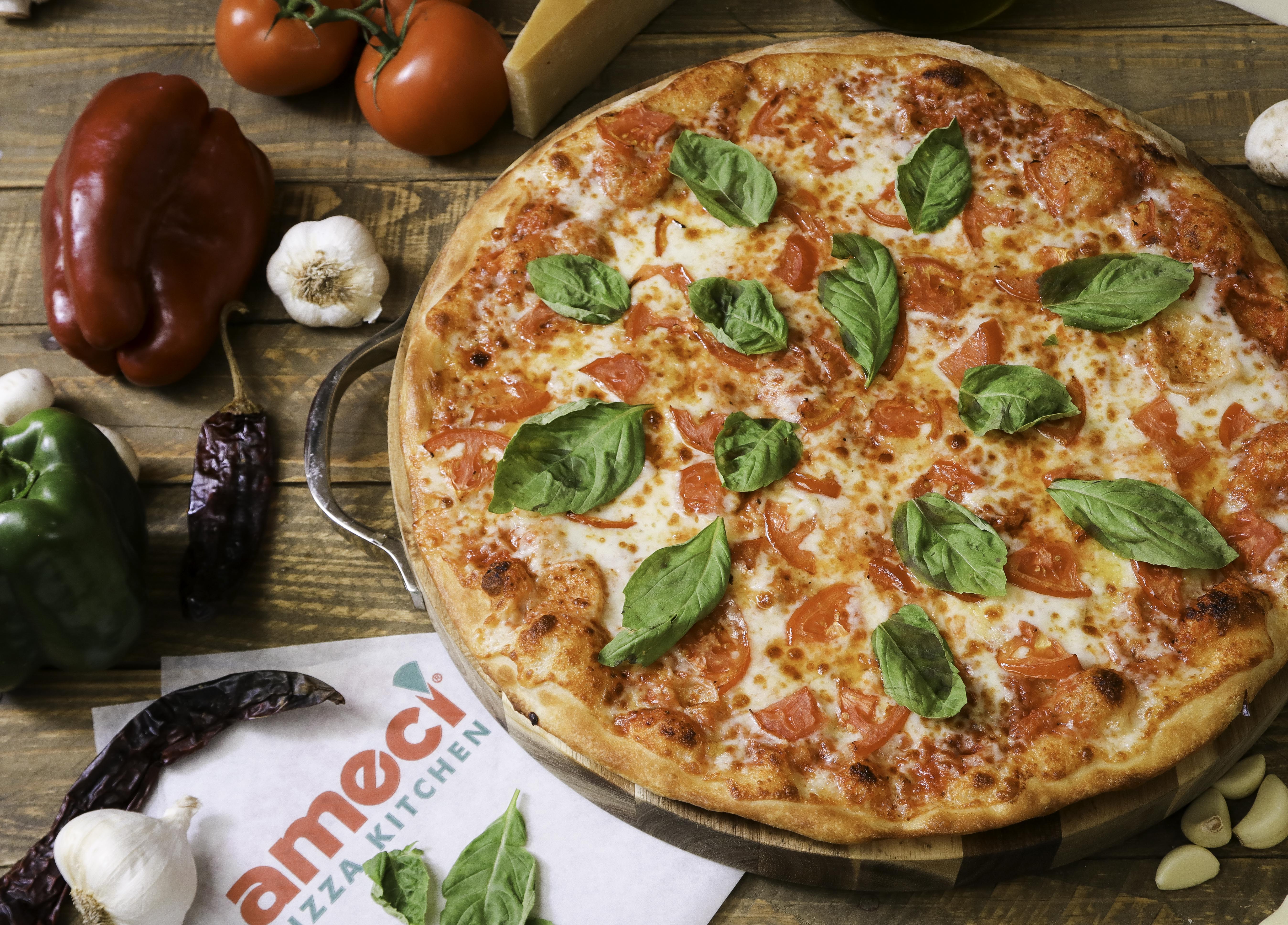 Order Margherita Pizza food online from Ameci Pizza & Pasta - Lake Forest store, Lake Forest on bringmethat.com