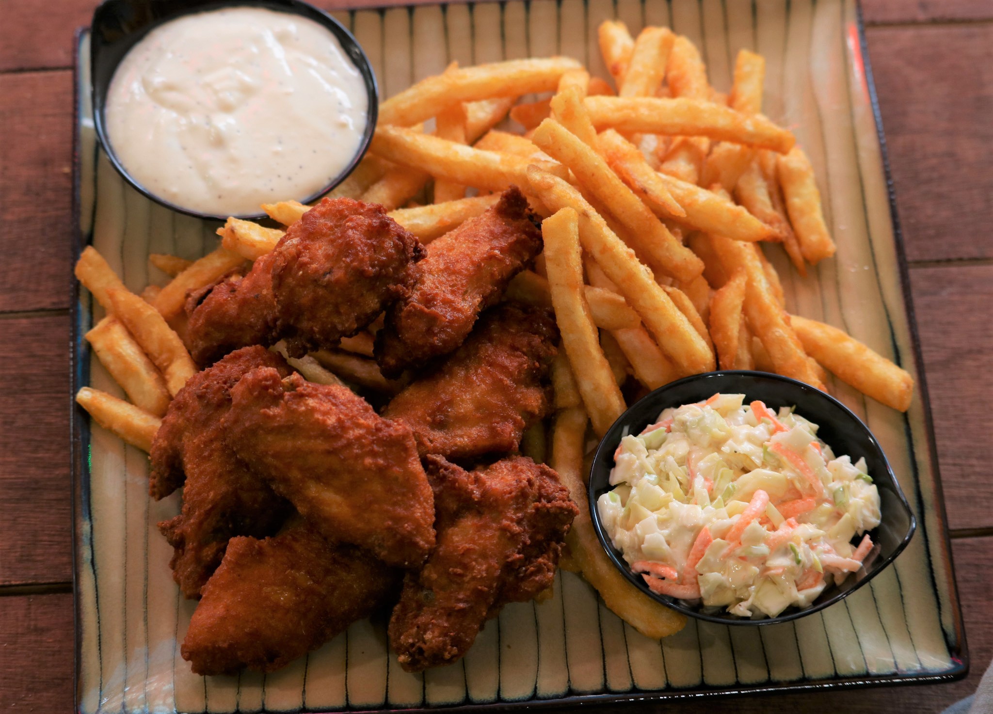 Order Chicken Wings Dinner food online from Andalus Pizza & Cafe store, Brighton on bringmethat.com