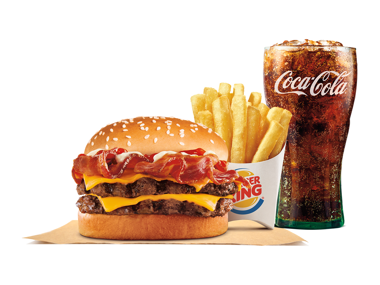 Order BACON KING™ Jr. Sandwich Meal food online from Burger King store, Streamwood on bringmethat.com
