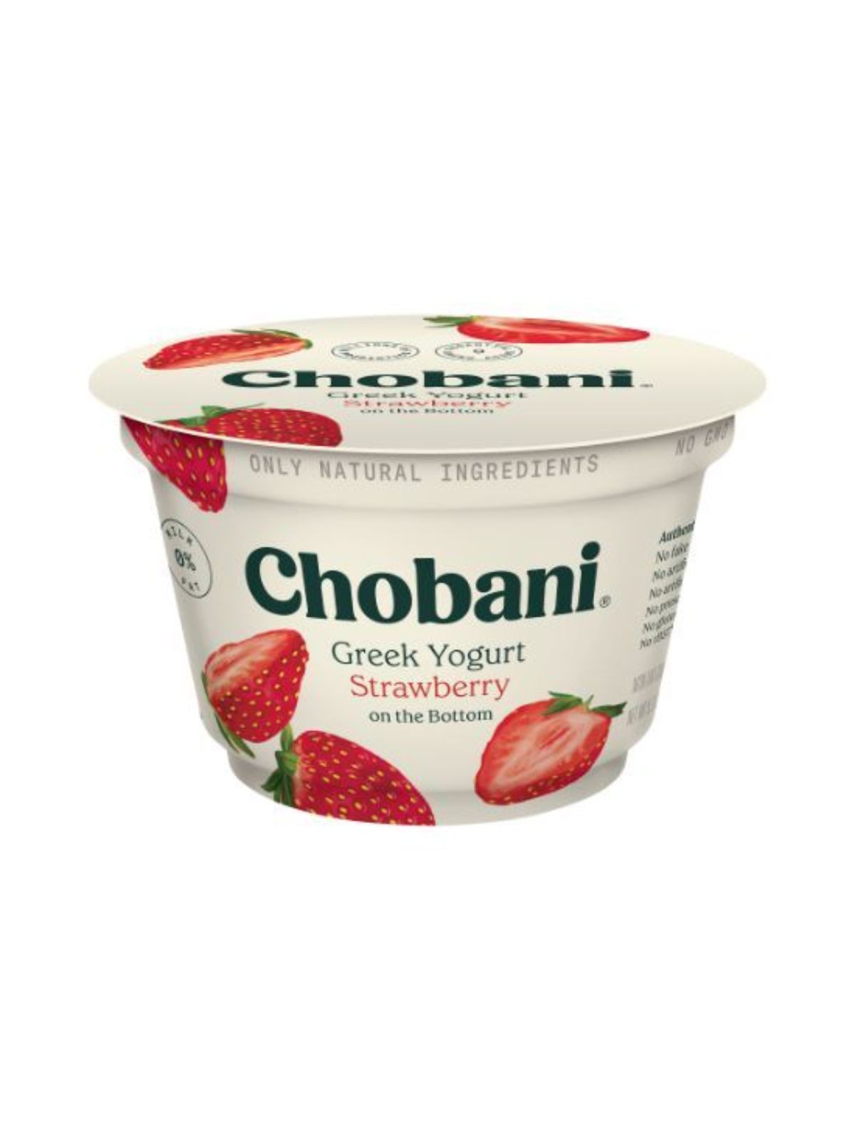 Order Chobani Greek Yogurt Strawberry (5.3 oz) food online from Stock-Up Mart store, Marietta on bringmethat.com
