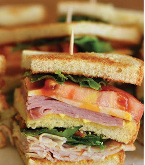 Order Ham Club Sandwich food online from Pizzaman Restaurant store, Columbia on bringmethat.com