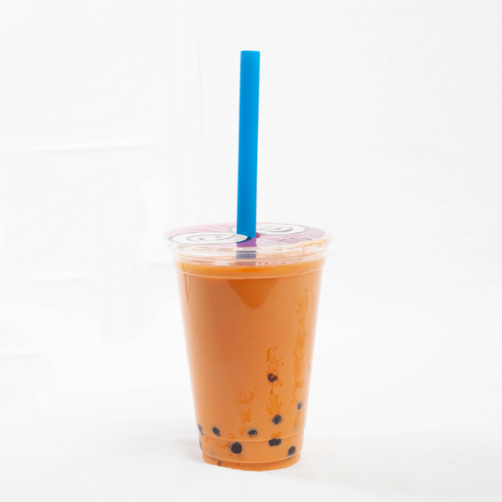 Order Thai Iced Milk Tea with Tapioca Pearls food online from Wow Bao store, Chicago on bringmethat.com