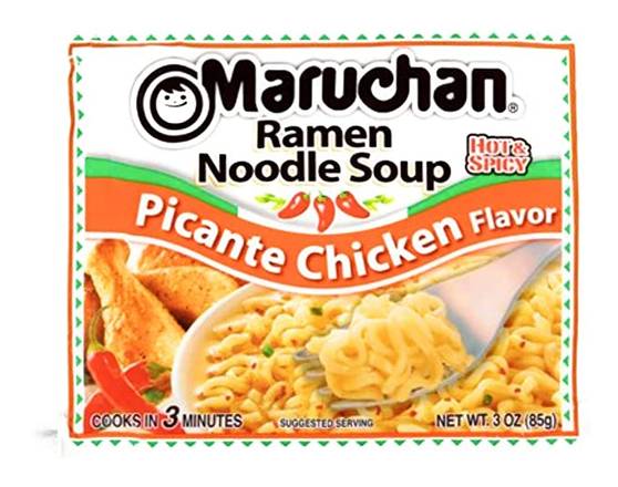 Order Maruchan Ramen Picante Chicken - Pack Of 24 food online from Exxon Food Mart store, Port Huron on bringmethat.com