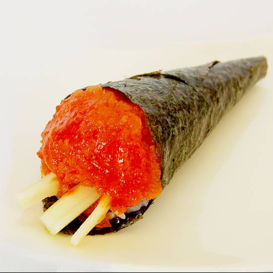 Order Spicy Tuna Hand Roll food online from Kai Sushi store, Orange on bringmethat.com