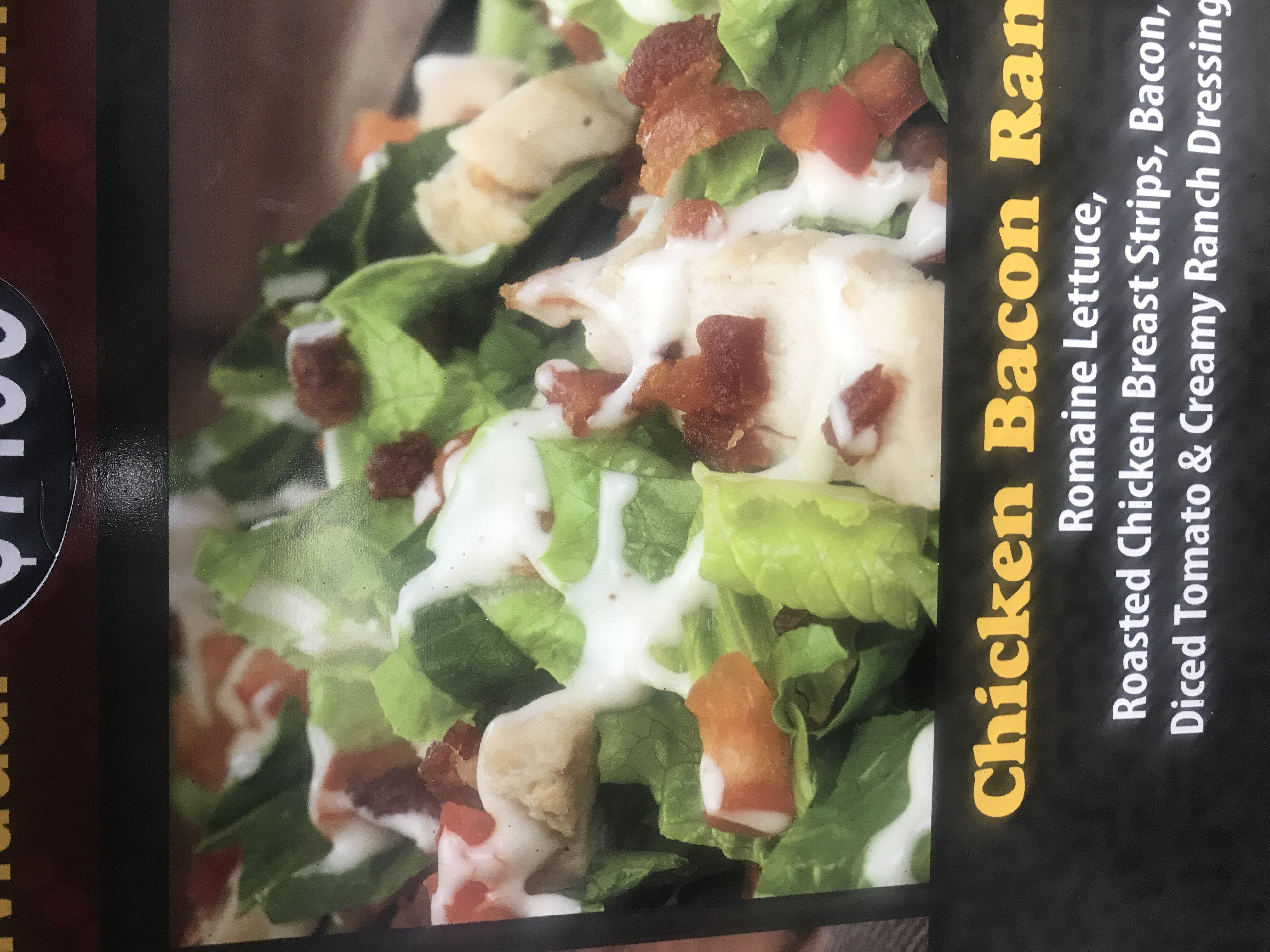 Order M Chicken, Bacon, Ranch Salad food online from Godfathers Pizza store, Spring Valley on bringmethat.com
