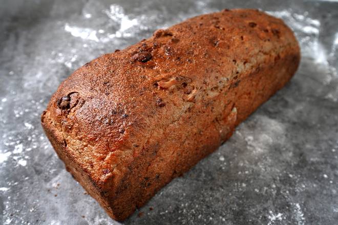 Order Raisin Walnut Loaf food online from Polly's Pies store, Fullerton on bringmethat.com