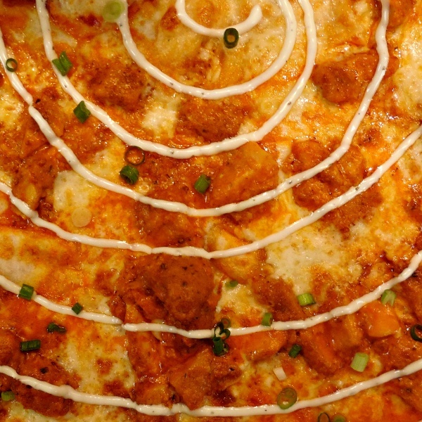 Order Buffalo Chicken Pizza  food online from Planet Pizza store, White Plains on bringmethat.com