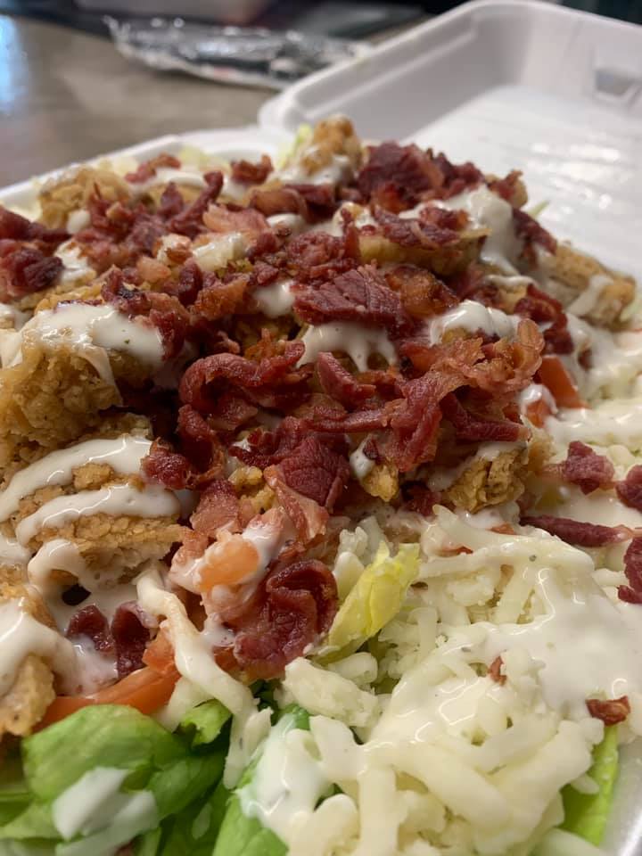 Order Chicken Bacon Ranch Salad food online from M And S Drive Thru store, Mansfield on bringmethat.com