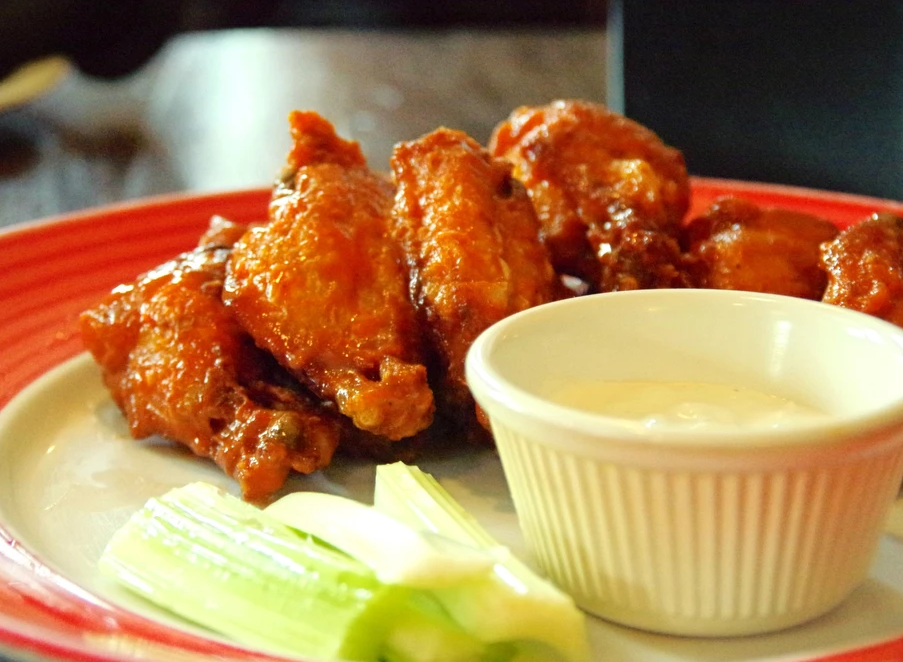 Order Buffalo Wings food online from Silver Spur Texas Smokehouse BBQ store, Elm Grove on bringmethat.com