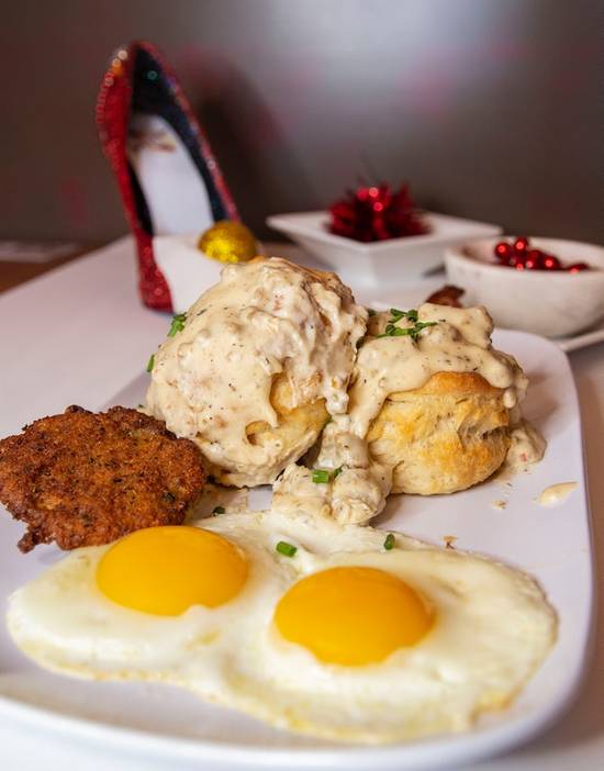 Order Biscuits & Gravy food online from Ruby Sunshine store, Charleston on bringmethat.com