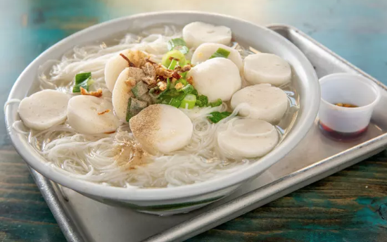 Order Fish Ball Soup  food online from Kopitiam store, New York on bringmethat.com