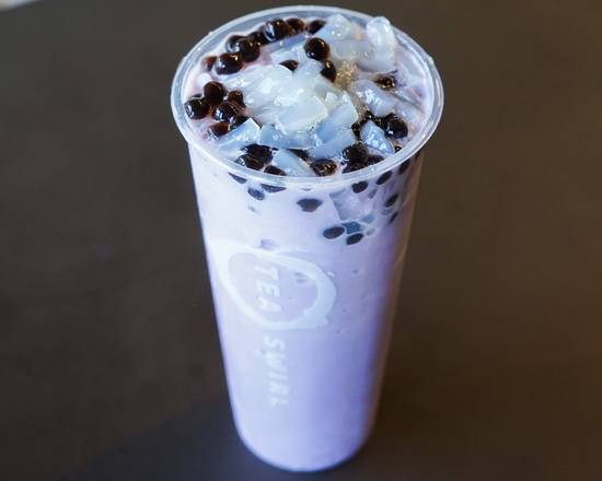 Order Taro Milk Tea food online from Tea Swirl store, Tempe on bringmethat.com