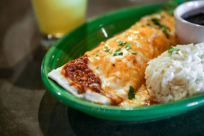 Order Classic Grande Burrito food online from La Fiesta Restaurant store, Waco on bringmethat.com