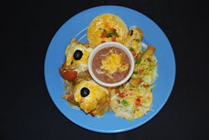 Order Fiesta Platter food online from Manuels Mexican Restaurant and Cantina store, Phoenix on bringmethat.com