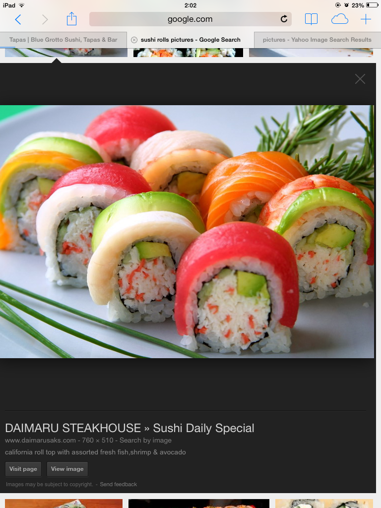 Order Rainbow Roll food online from Oishii Sushi Japanese store, Astoria on bringmethat.com