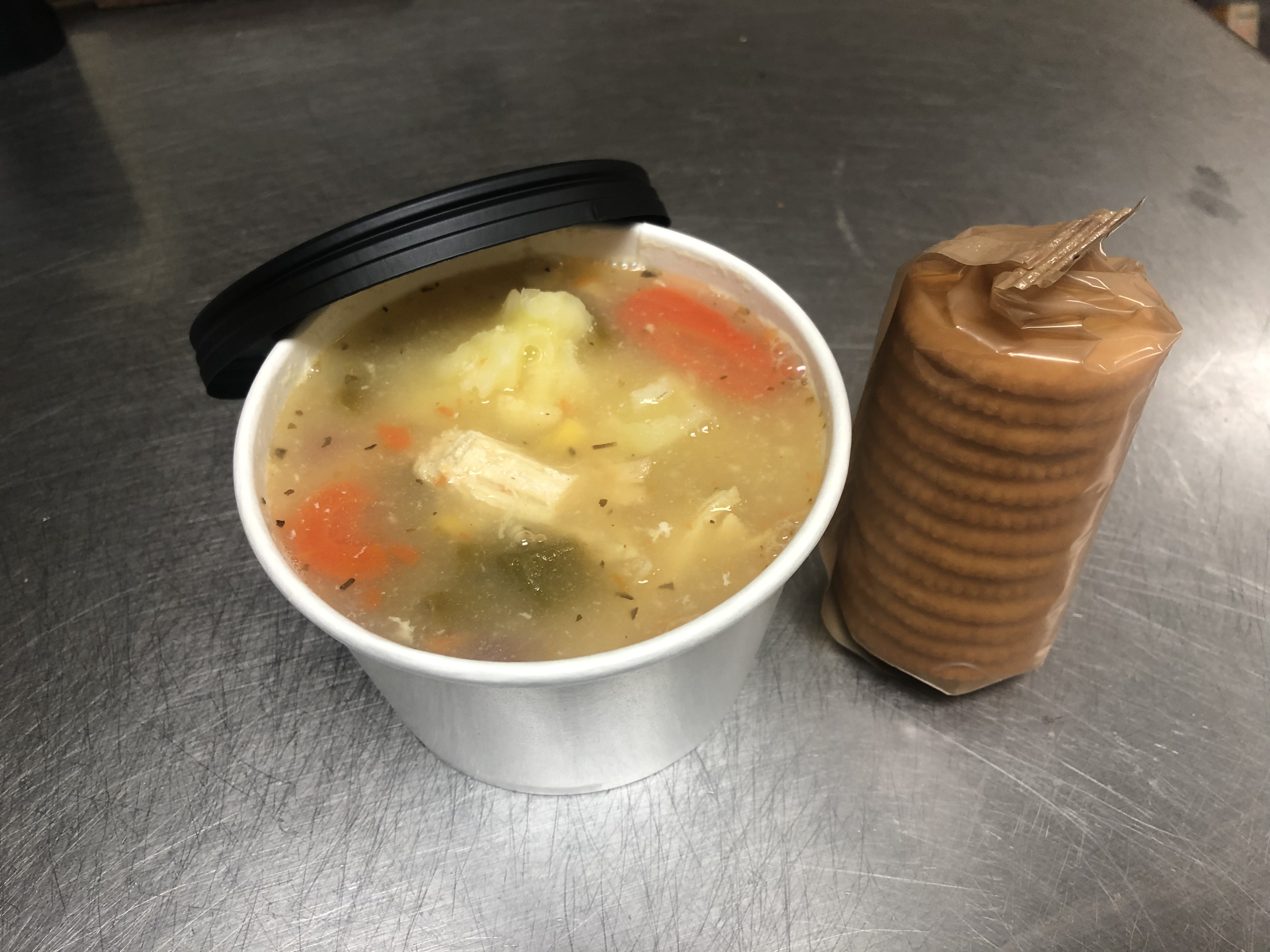 Order Chicken rice vegetable soup  food online from Pie Time store, Rochester on bringmethat.com