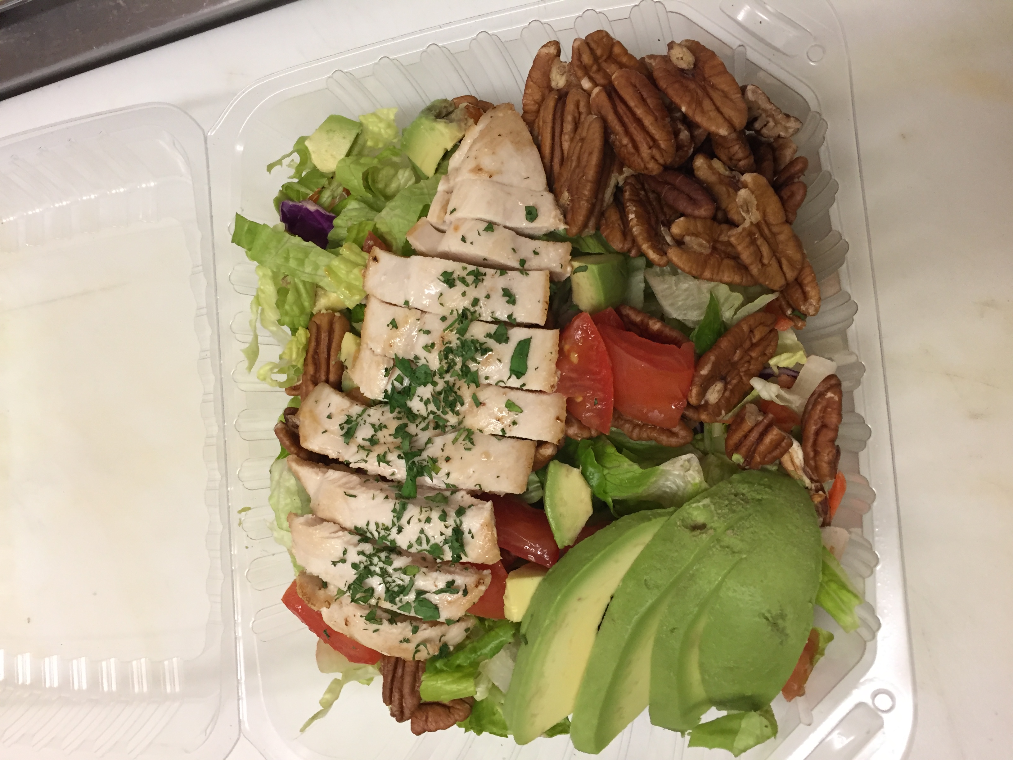 Order Chicken Breast and Avocado Salad food online from Al Cafe In The Village store, Carlsbad on bringmethat.com