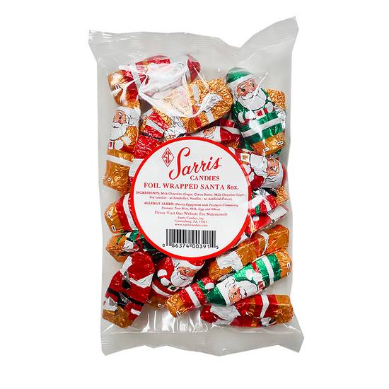 Order Sarris Foiled Santas - 8 oz food online from Rite Aid store, UNIONTOWN on bringmethat.com
