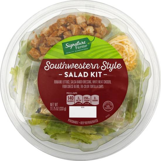 Order Signature Farms · Southwestern Style Salad Kit (11.8 oz) food online from Safeway store, Grass Valley on bringmethat.com