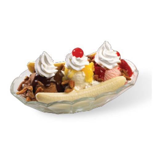 Order Banana Royale Sundae food online from That Burger Joint store, Champaign on bringmethat.com