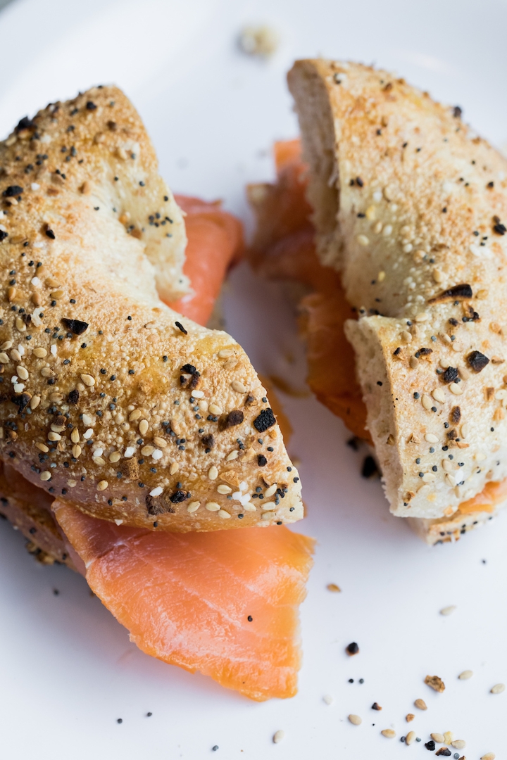 Order Bagel w/ Sliced Lox & Cream Cheese food online from THB Bagelry + Deli of Columbia store, Columbia on bringmethat.com