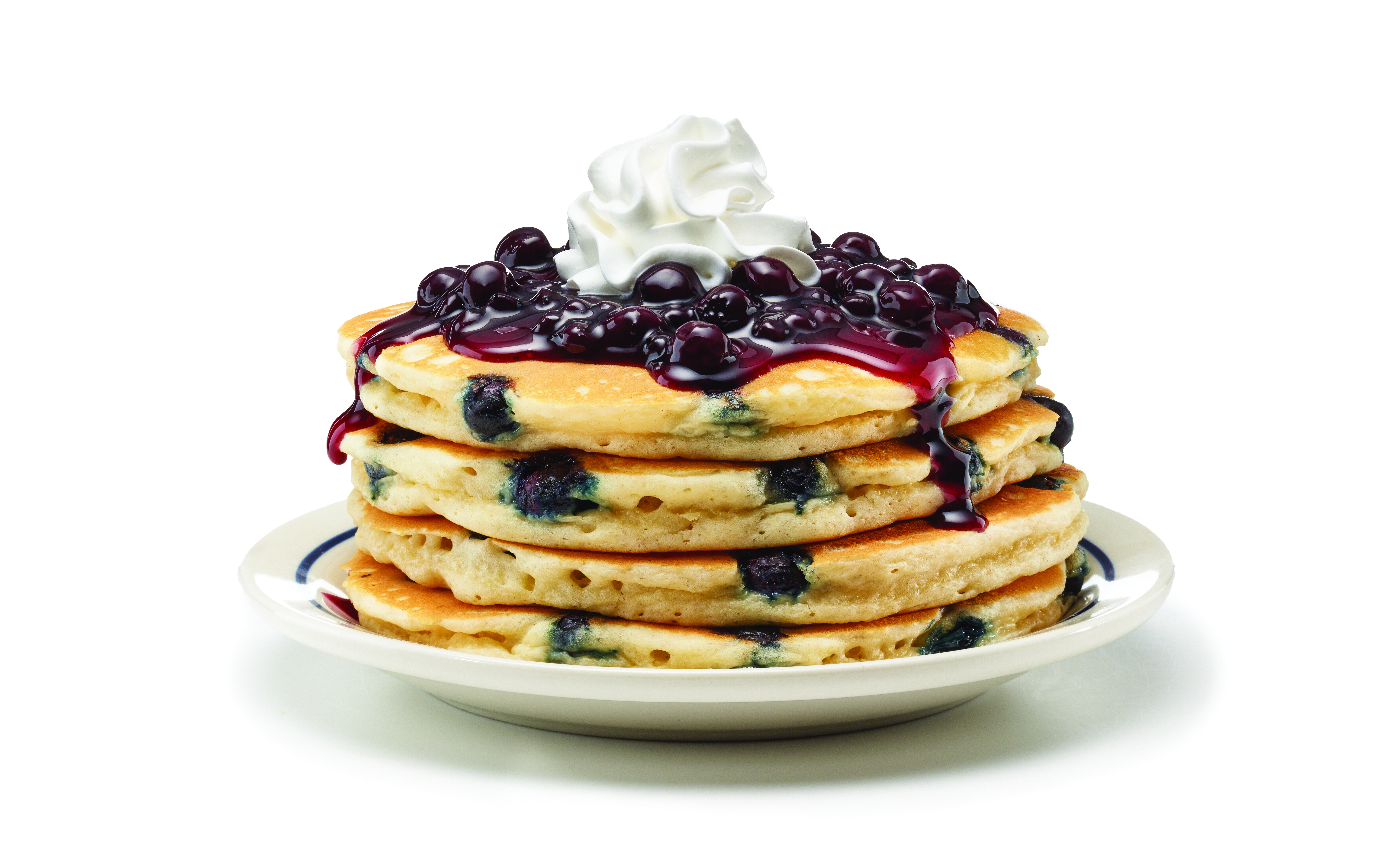Order Double Blueberry Pancakes food online from IHOP store, Rochester on bringmethat.com