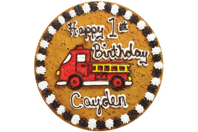 Order Fire Truck - B1024  food online from Great American Cookies store, Dallas County on bringmethat.com