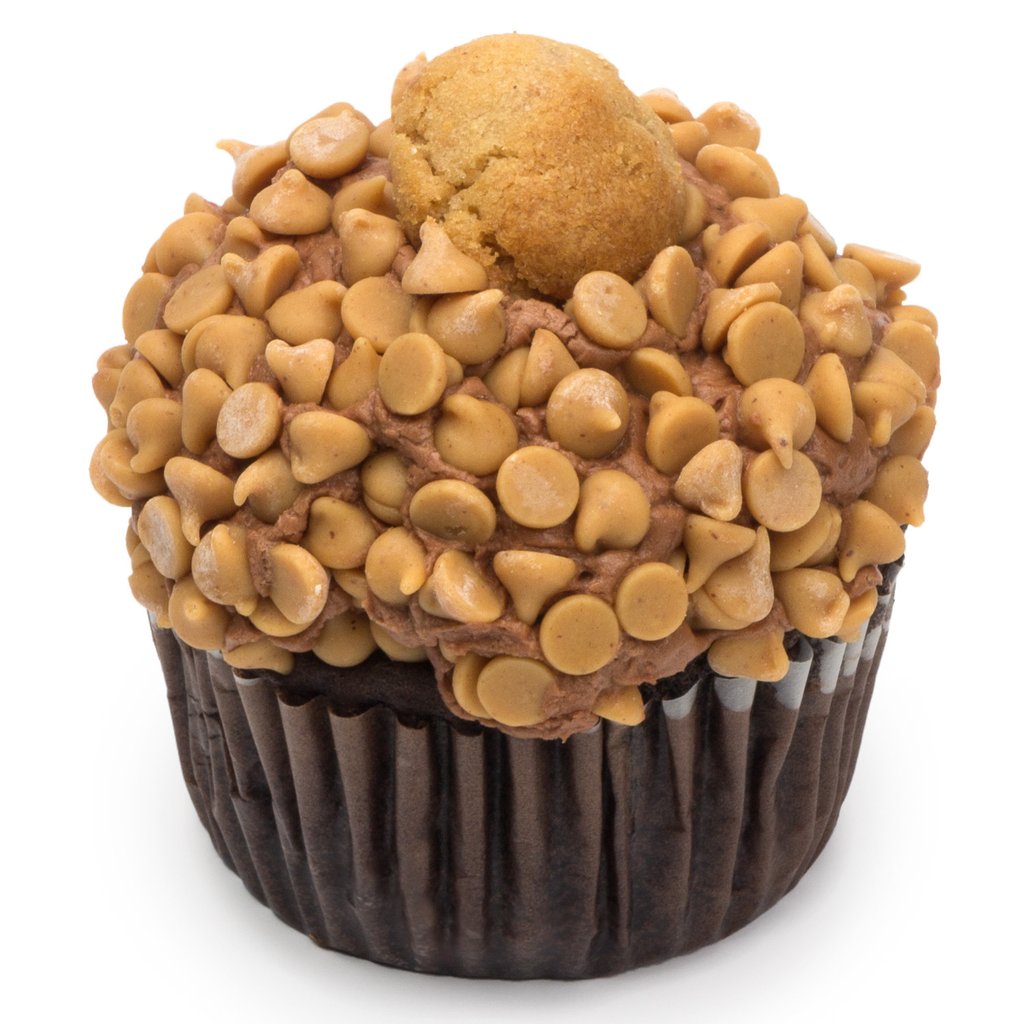 Order Peanut Butter Cookie Dough Cupcake  food online from House Of Cupcakes store, East Brunswick on bringmethat.com