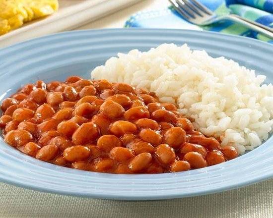 Order White Rice and Beans ( Arroz con Habichuelas ) food online from Mofongos store, Trenton on bringmethat.com