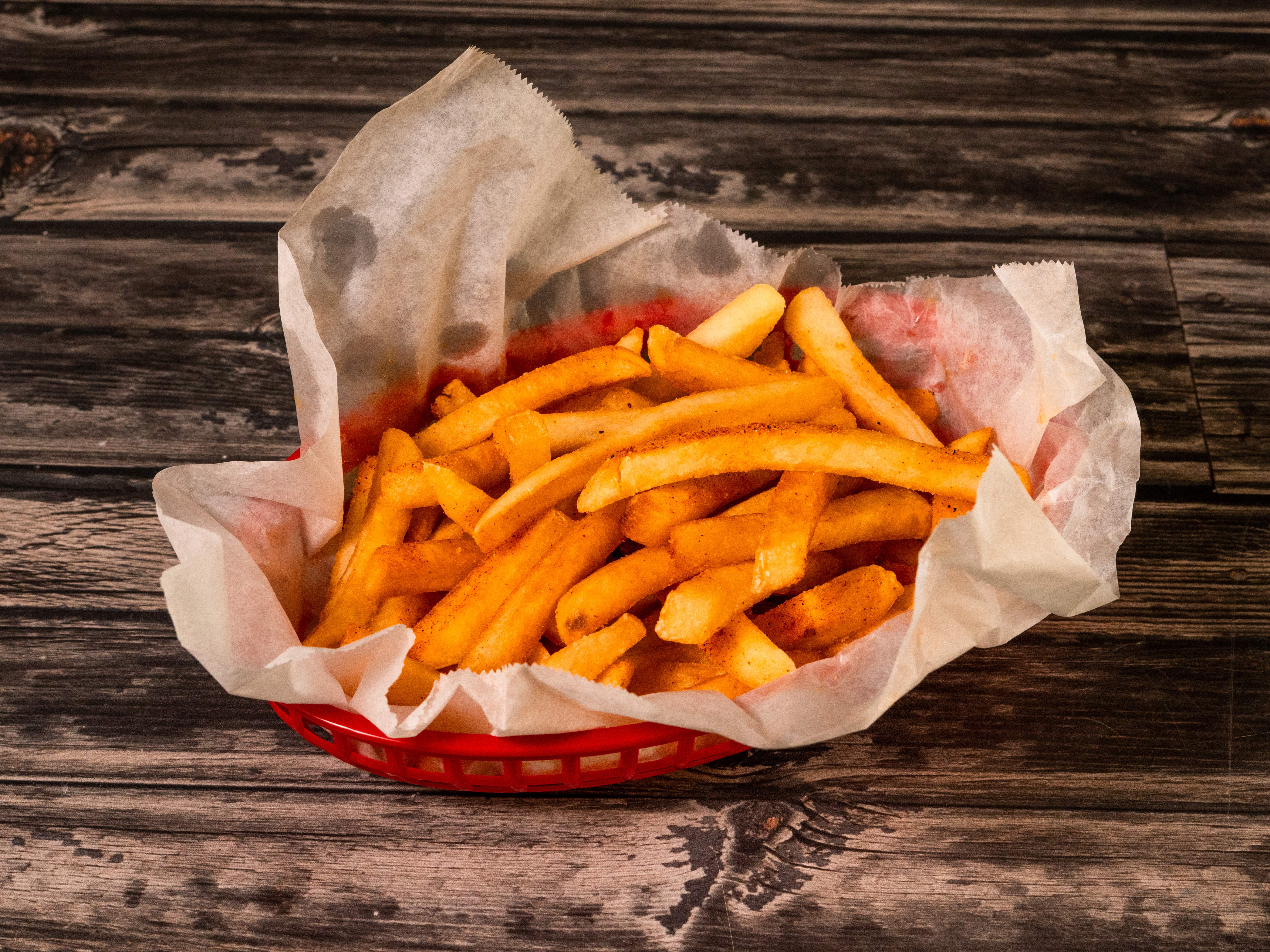 Order French Fries food online from Nour Mediterranean Cafe store, El Paso on bringmethat.com