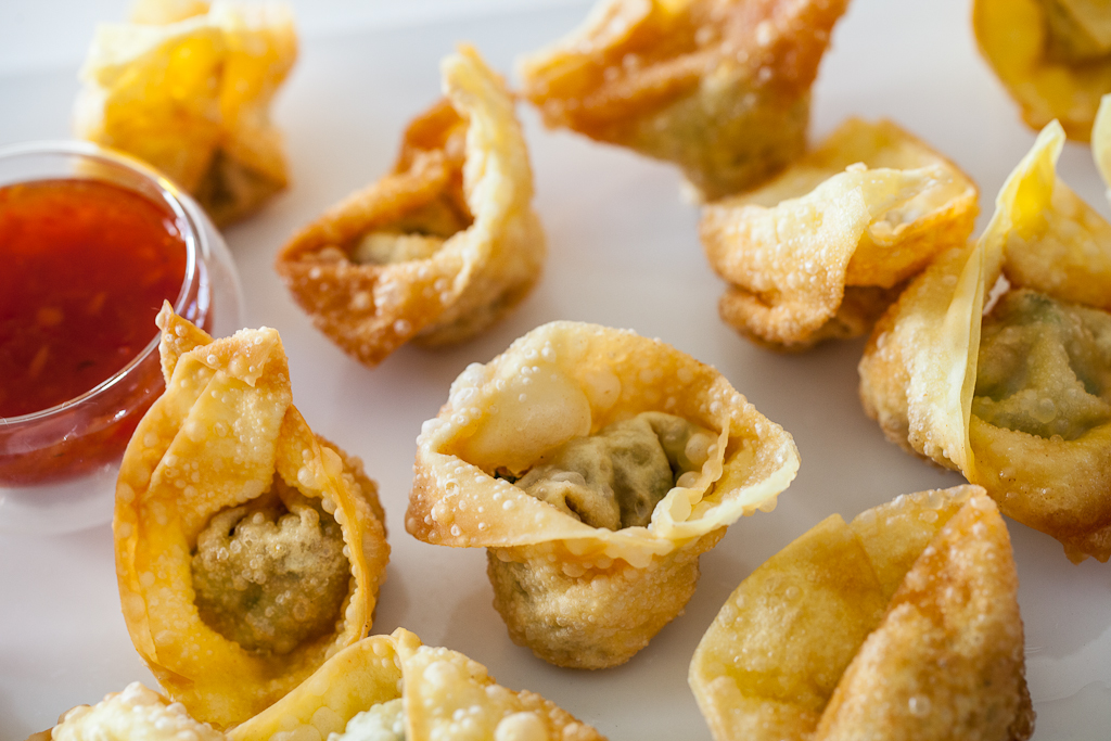 Order 6 Fried Wontons food online from Kong's Kitchen store, Atlanta on bringmethat.com