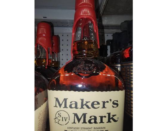 Order Makers Mark Bourbon 750 ml food online from Hub Market & Deli store, San Diego on bringmethat.com