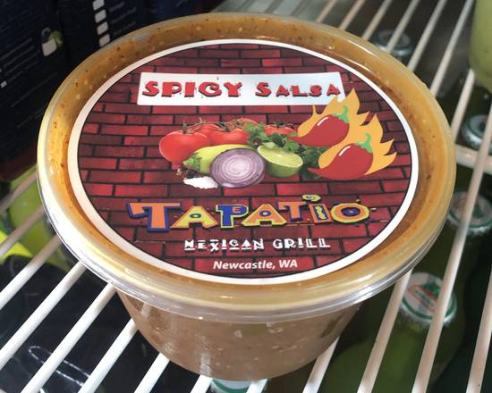 Order Roasted Tomatillo Habanero Salsa (16 oz) food online from Tapatio's store, Newcastle on bringmethat.com