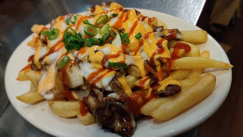 Order Korean Loaded Fries food online from Korean Asian Kitchen store, Watertown on bringmethat.com