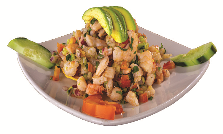 Order 38. Cazuela Ceviche de Camaron  food online from Malta Mexican Seafood store, Lake Forest on bringmethat.com