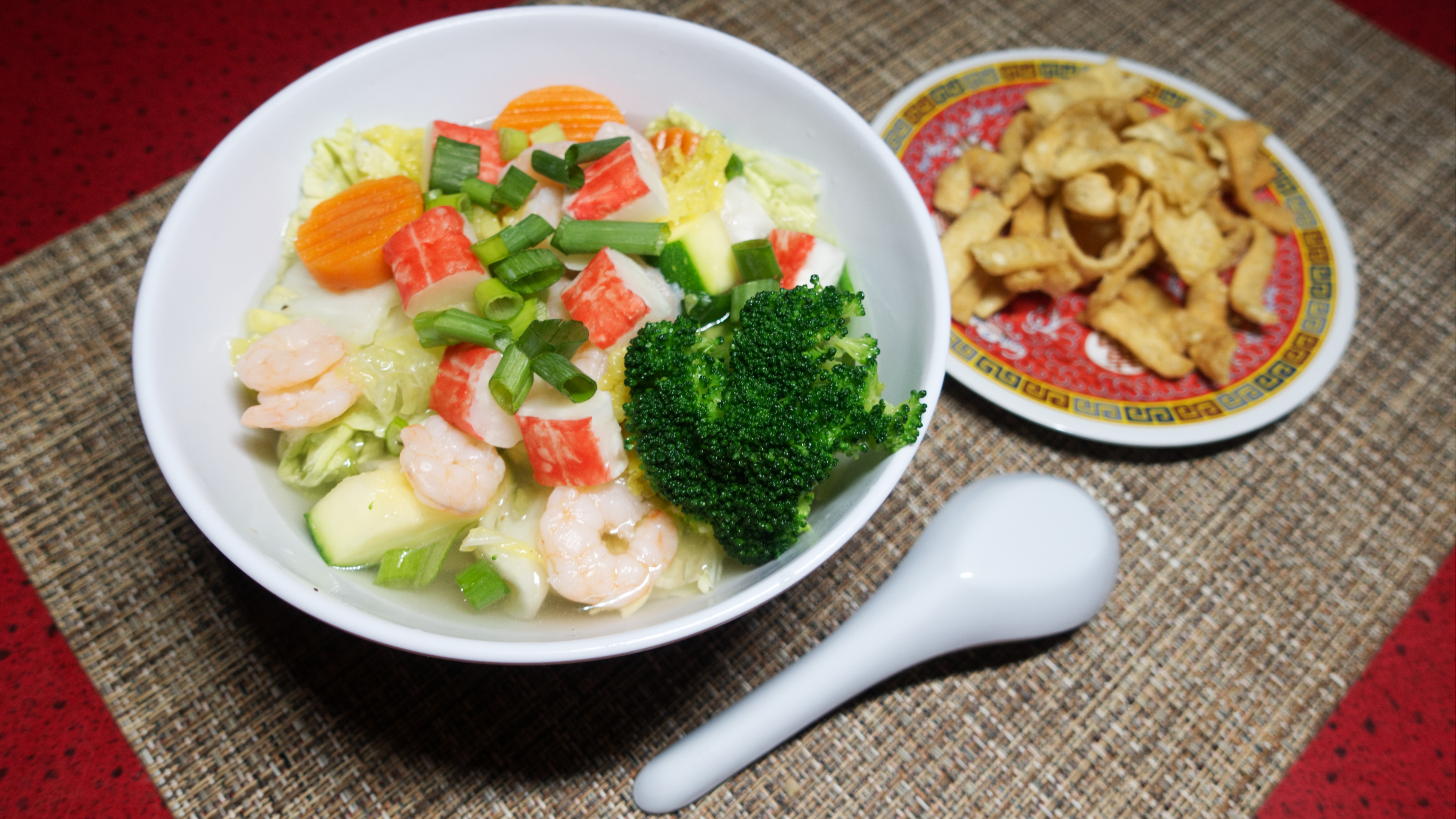 Order Seafood Soup food online from Happy China Restaurant store, Pensacola on bringmethat.com