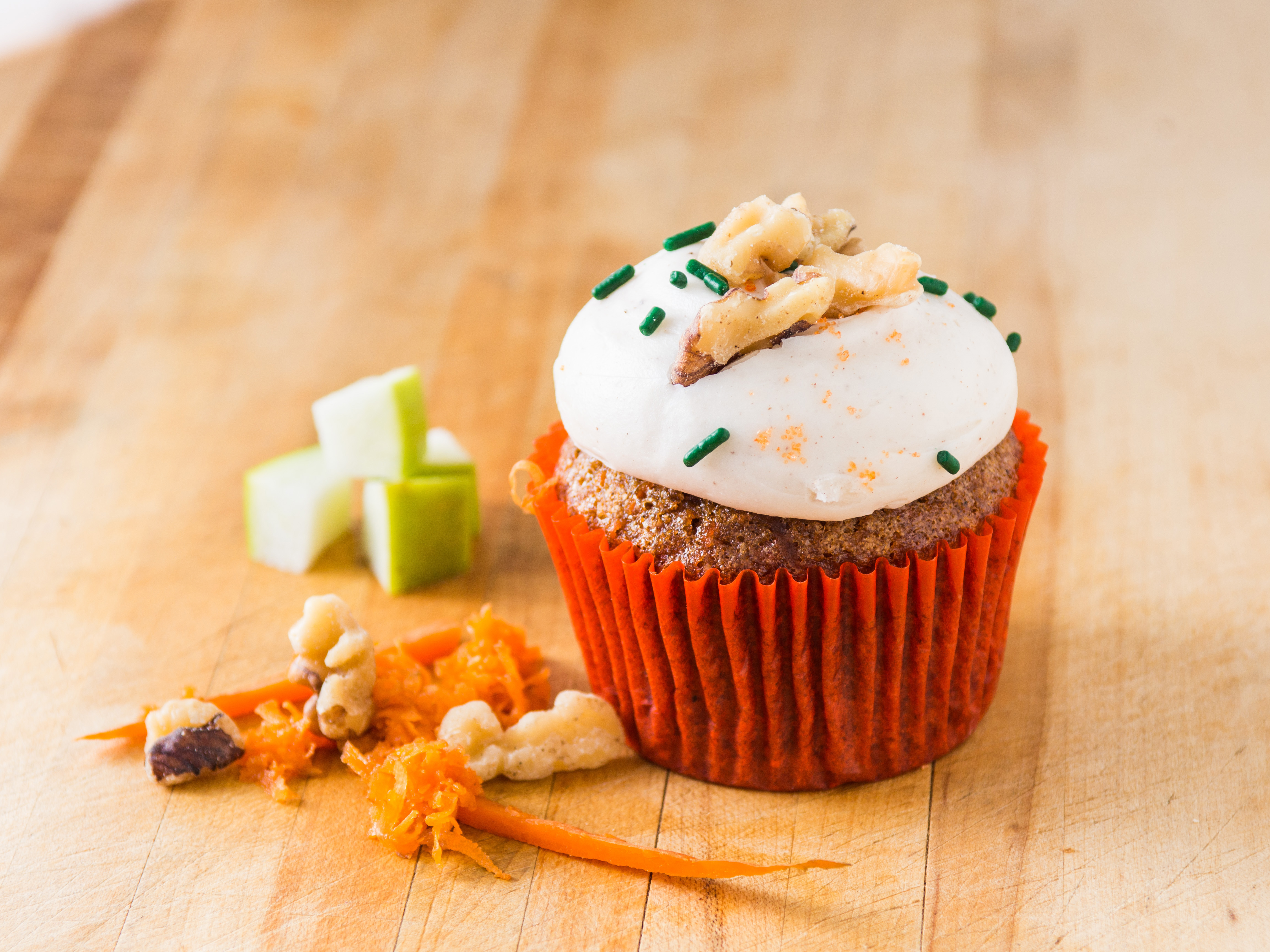 Order Spiced Carrot cupcake food online from Buttercup Bake Shop store, New York on bringmethat.com