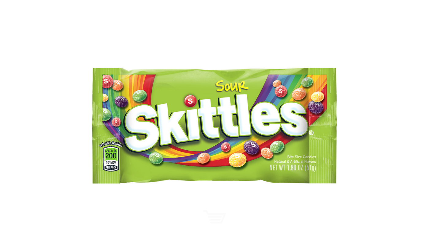 Order Skittles Sour Candy 1.8 oz food online from Village Liquor store, Lancaster on bringmethat.com