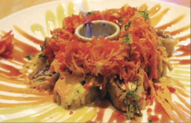 Order Deep Fried Volcano Roll food online from Wasabi Steakhouse store, Salem on bringmethat.com