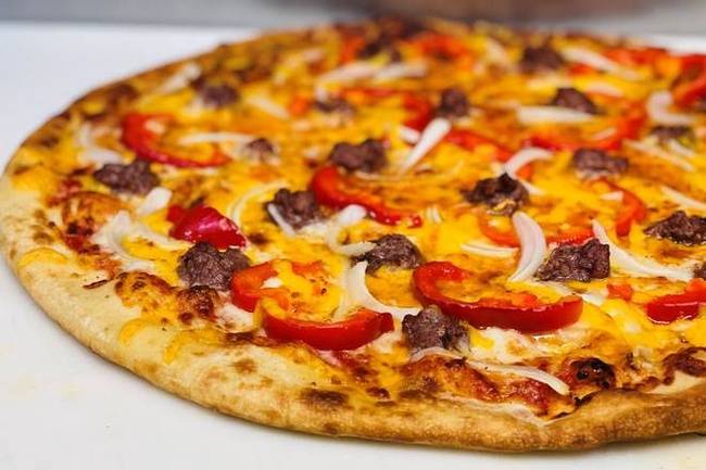 Order San Anselmo Slammer Pizza (14" Large) food online from Stefano's Pizza store, San Anselmo on bringmethat.com