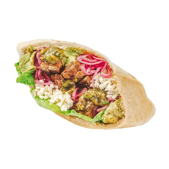 Order Spicy Steak & Avocado Hummus food online from Roti store, Chevy Chase on bringmethat.com